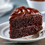 Decadent Chocolate Cake for 12 Servings