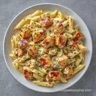 Creamy Garlic Chicken Penne Recipe