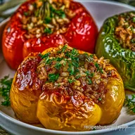 Healthy Ground Beef Stuffed Bell Peppers: Savory and Smoky