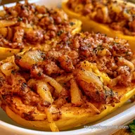 Stuffed Spaghetti Squash with Sausage