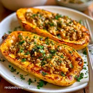 Stuffed Spaghetti Squash with Brown Rice