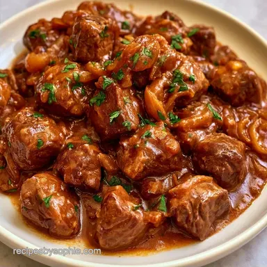 Beef Tips and Gravy Crockpot in 8 Hours