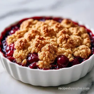 Cherry Crisp Recipe in 60 Minutes