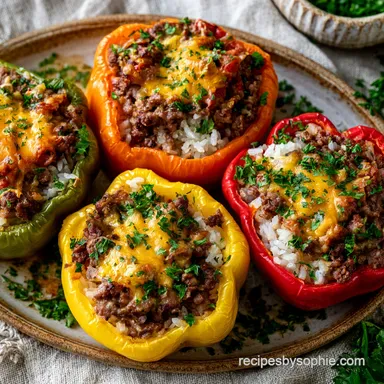 6 Easy Ground Beef Stuffed Peppers for Dinner