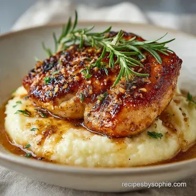 Garlic Chicken Mash for 4 Servings