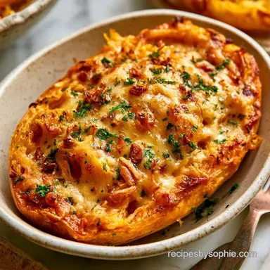 Healthy Garlic Parmesan Squash for 4 Recipe Card