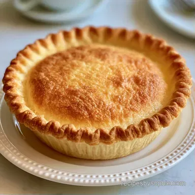 Homemade Butter Pie Crust: Flaky Recipe Card