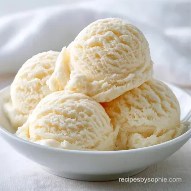 Vanilla Ice Cream: Creamy Homemade Recipe Card