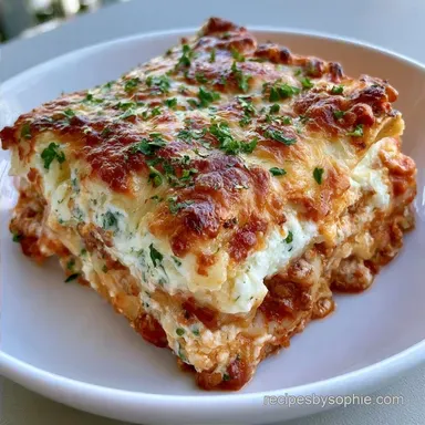 Lasagna with Ricotta Cheese for 12