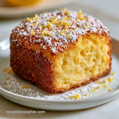 Lemon Ricotta Cake for 12 Servings