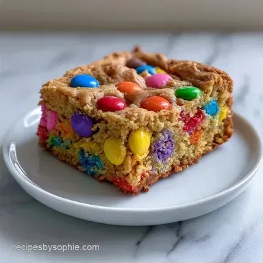 Loaded MM Cookie Bars with Coconut Sugar