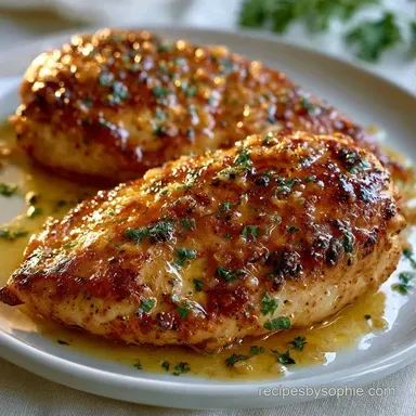 Pan Seared Garlic Chicken in 30 Minutes Recipe Card