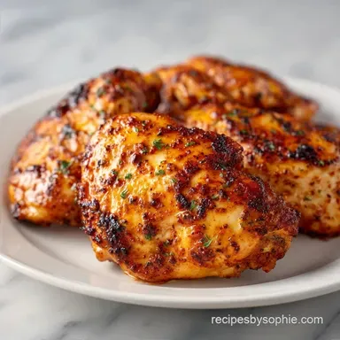 Pan Seared Garlic Thighs in 20 Minutes