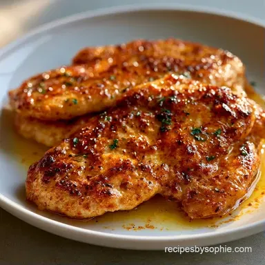 Quick Garlic Chicken Skillet: 20 Min Recipe Card