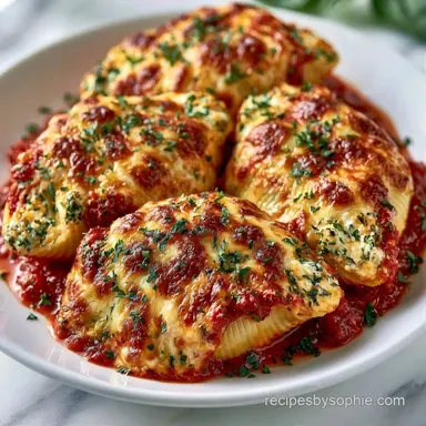 Stuffed Shells Recipe with Ricotta Recipe Card