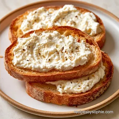 Savory Ricotta Toast in 8 Minutes