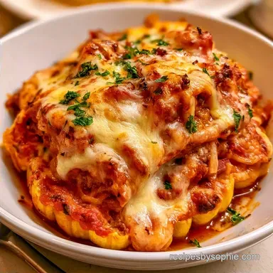 Spaghetti Squash Lasagna for 4 Servings