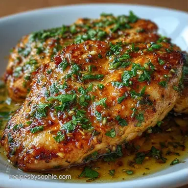 Tender Garlic Chicken Breast: 30 Minutes Recipe Card