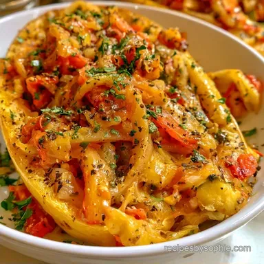 Veggie Spaghetti Squash for 4 Servings