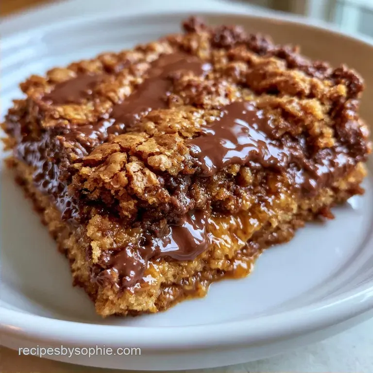 Chocolate Chip Cookie Bars with Fudgy Centers