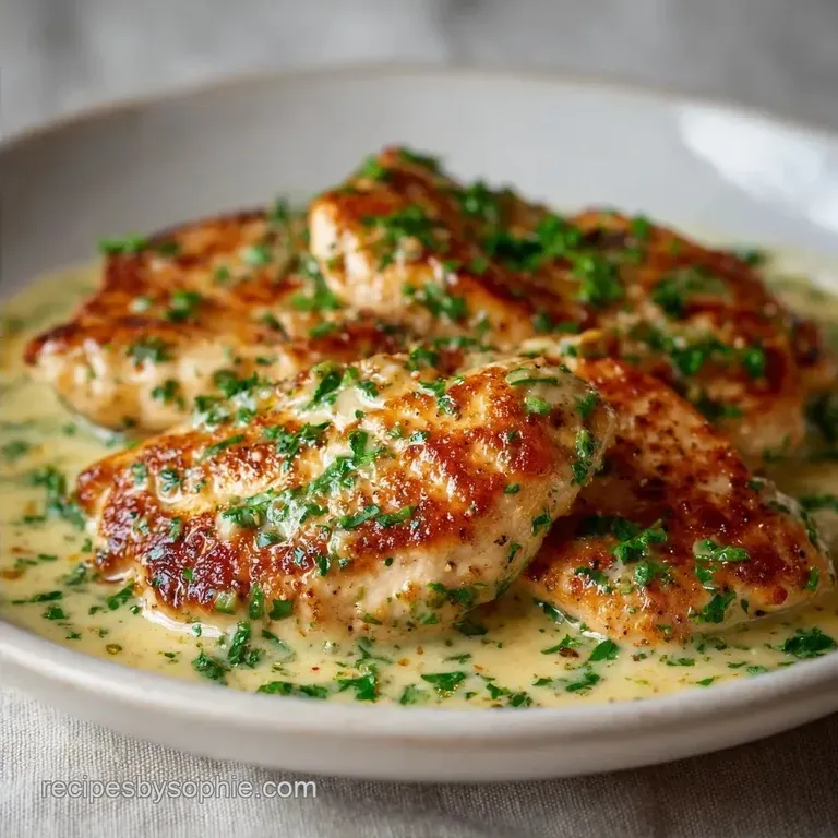 Creamy Garlic Parmesan Chicken: Velvety and Rich