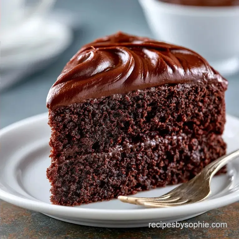 Decadent Chocolate Cake: Reduced Sugar Version