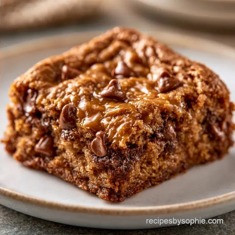 Fudgy Fathers Day Blondie Recipe