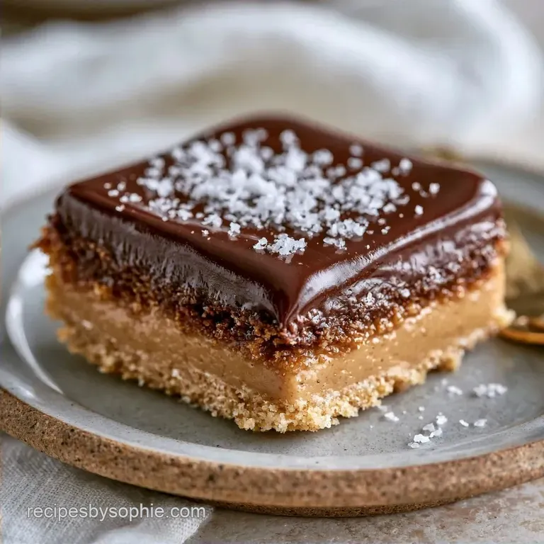 Almond Butter and Dark Chocolate Fathers Day Dessert Bars