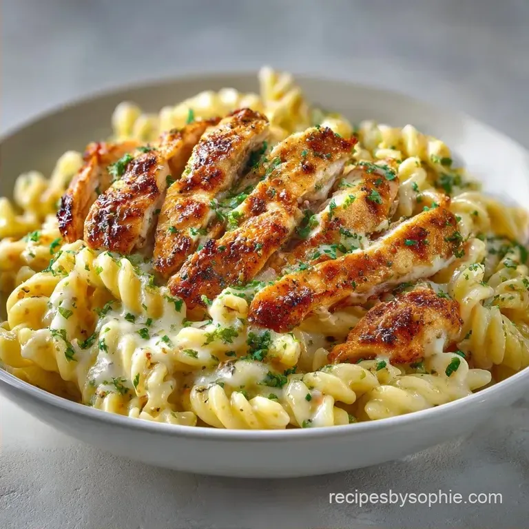 Garlic Chicken Alfredo Pasta: Creamy and Rich