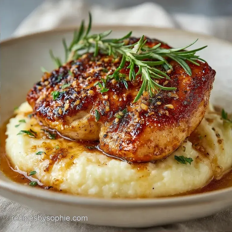 Creamy Garlic Chicken and Mash: Velvety Sauce