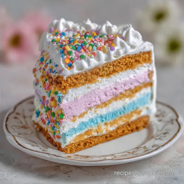 Homemade Ice Cream Cake: Creamy and Layered