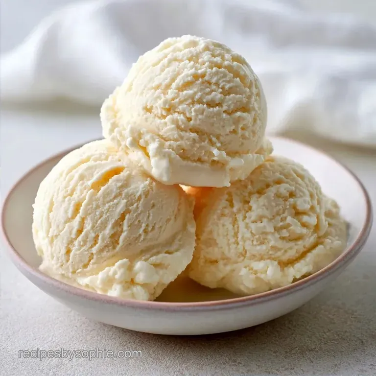 Vanilla Ice Cream: Creamy Homemade Treat