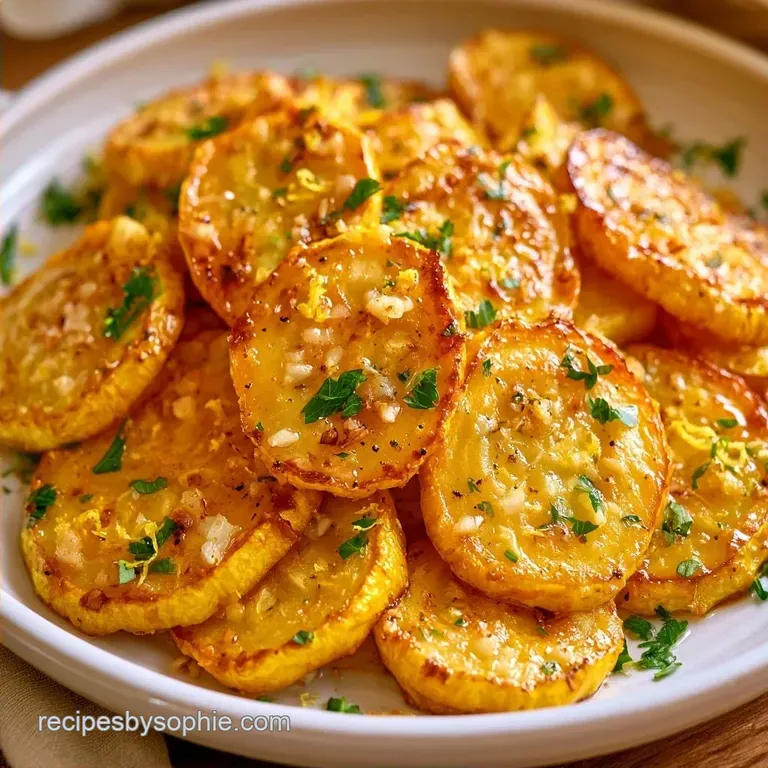 Lemon Garlic Roasted Squash