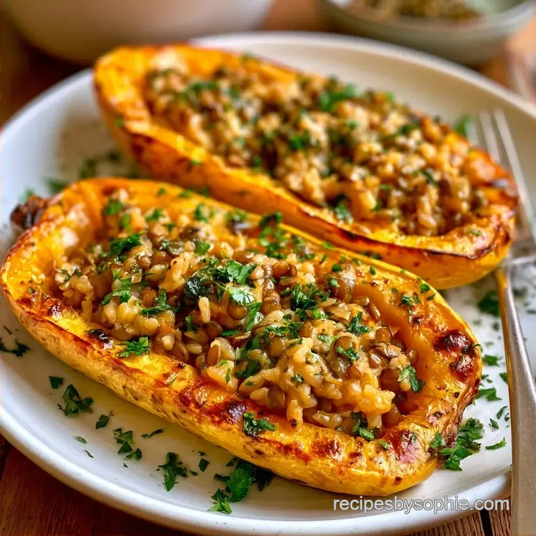 Healthy Mediterranean Stuffed Spaghetti Squash