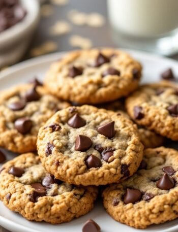 Chewy Oatmeal Chocolate Chip Cookies